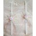 Glamorous Beauty in Dupioni Silk Christening Baptism Candle ~ Lambatha